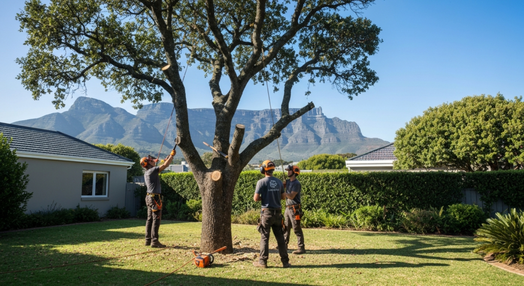 Tree felling in Bellville, Cape Town — professional tree removal in Northern Suburbs