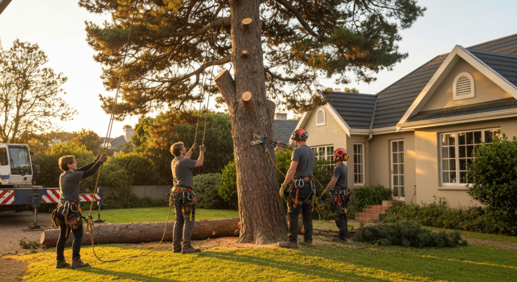 Tree felling in Goodwood Cape Town — professional stump grinding and tree removal