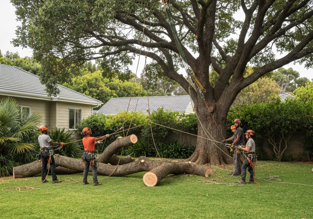 Cape Town Tree Felling crew performing professional tree removal