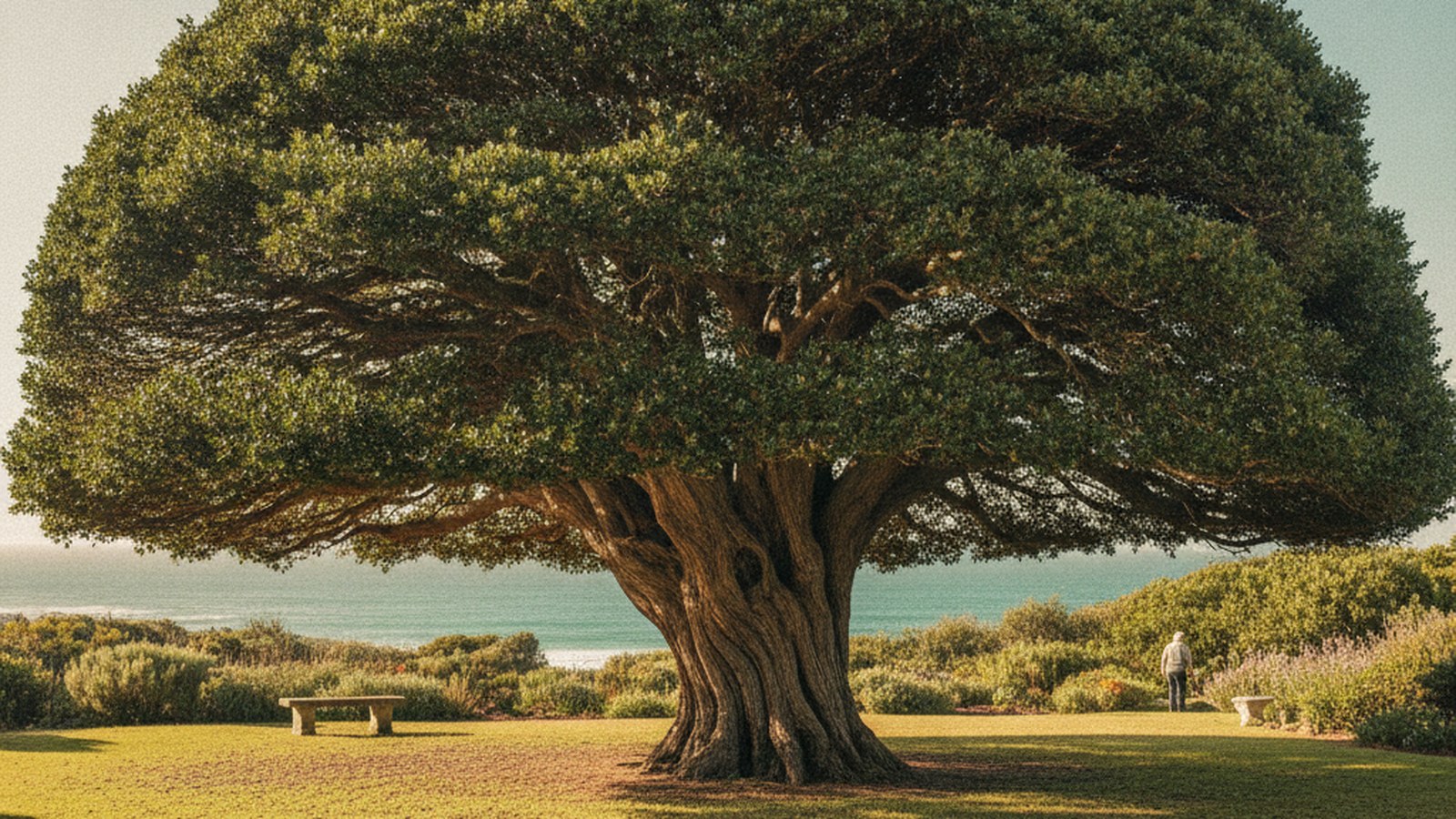 Large old indigenous South African tree with a broad spreading canopy